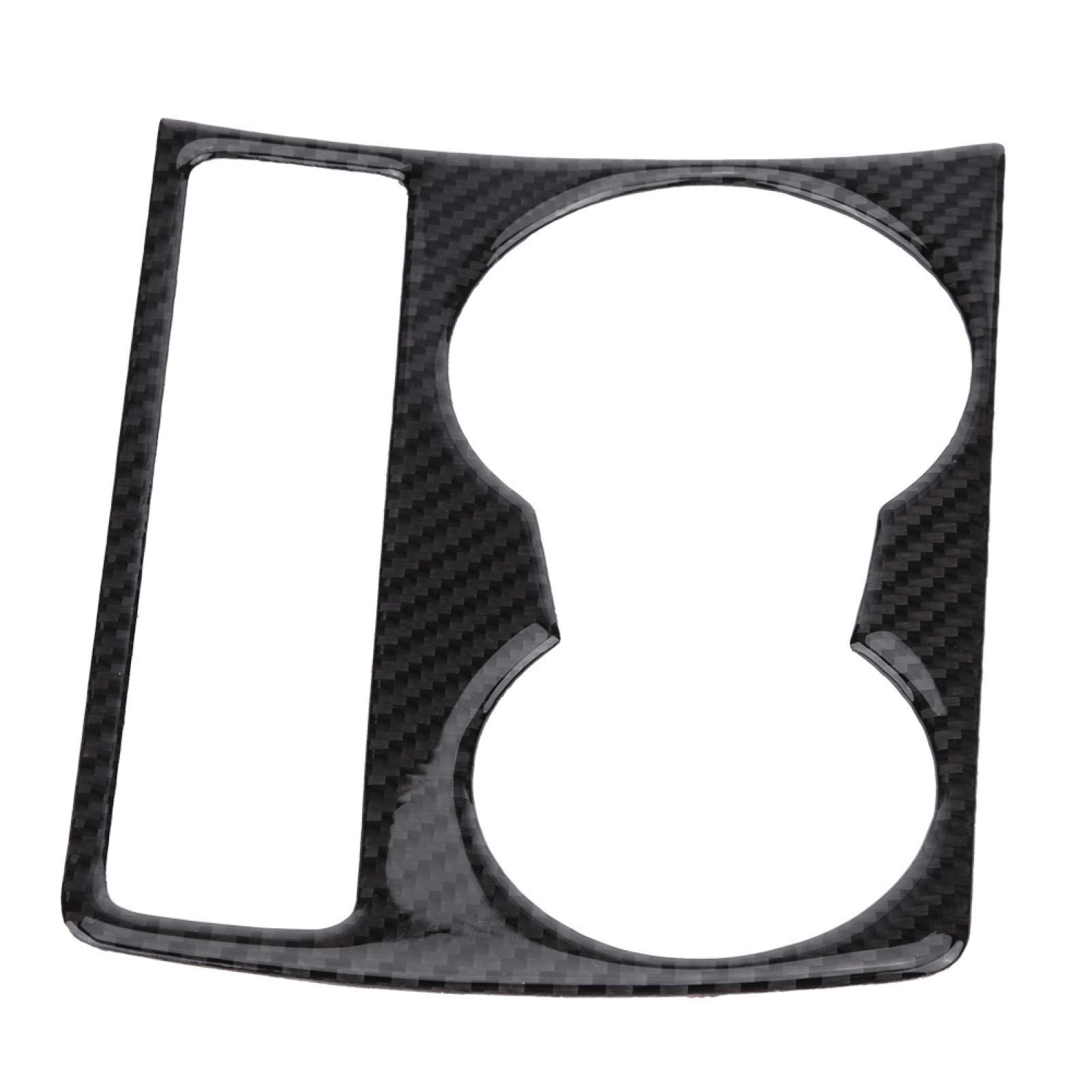 Wasserbecherhalter Abdeckung, Yctze Kohlefaser Auto Mittelkonsole Wasserbecherhalter Panel Abdeckung Trim Ersatz für A4 B8 A5 2009-2015 für carbon a4 b8 schaltwippen audi a4 b8 schaltknüppel audi a4 b von Yctze