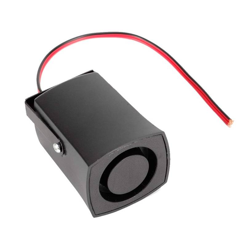 Yctze Buzzer Universal 12V 115db Auto-Umkehralarm Backup Horn Beeper Buzzer ABS Ersatzzubeh?r Schwarz von Yctze