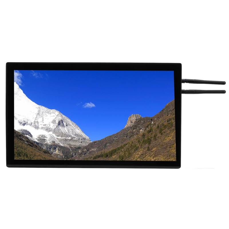 Yctze Industrie-Panel-PC, 15,6-Zoll-Touchscreen, 1920 X 1080, 128 GB Speicher, Industrie-Embedded-Panel-PC für Windows, 100-250 V, Industrie-Panel (EU-Stecker) von Yctze