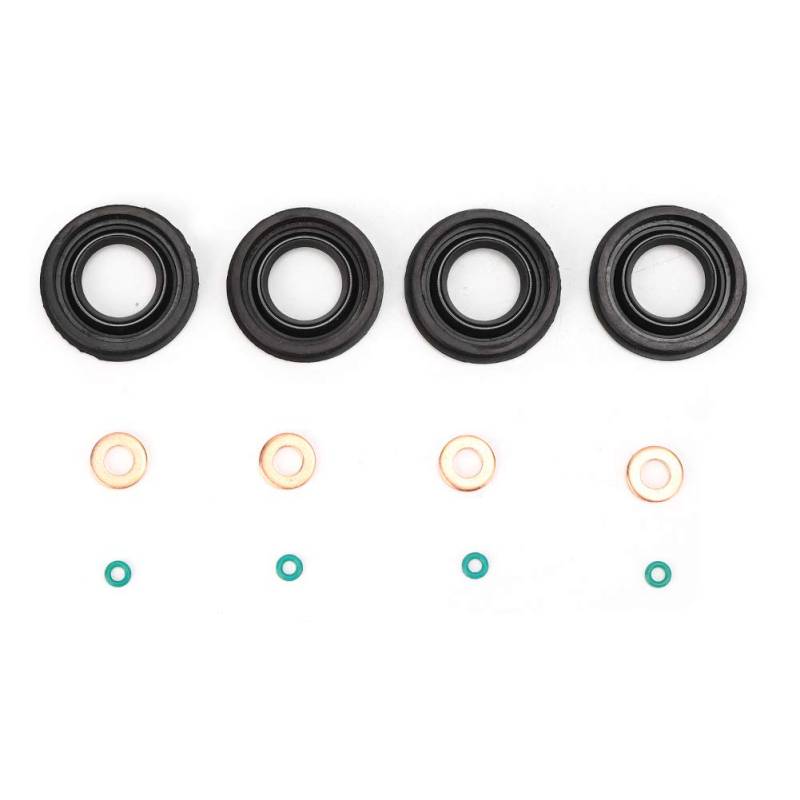 Yctze Injector Seals Fuel Injector Washer O?Ring 6C1Q?6K780?AB, Passt für Transit MK7 2.2 2.4 3.2 TDCi Kraftstoffeinspritzdichtungen Dichtungsring Kit von Yctze