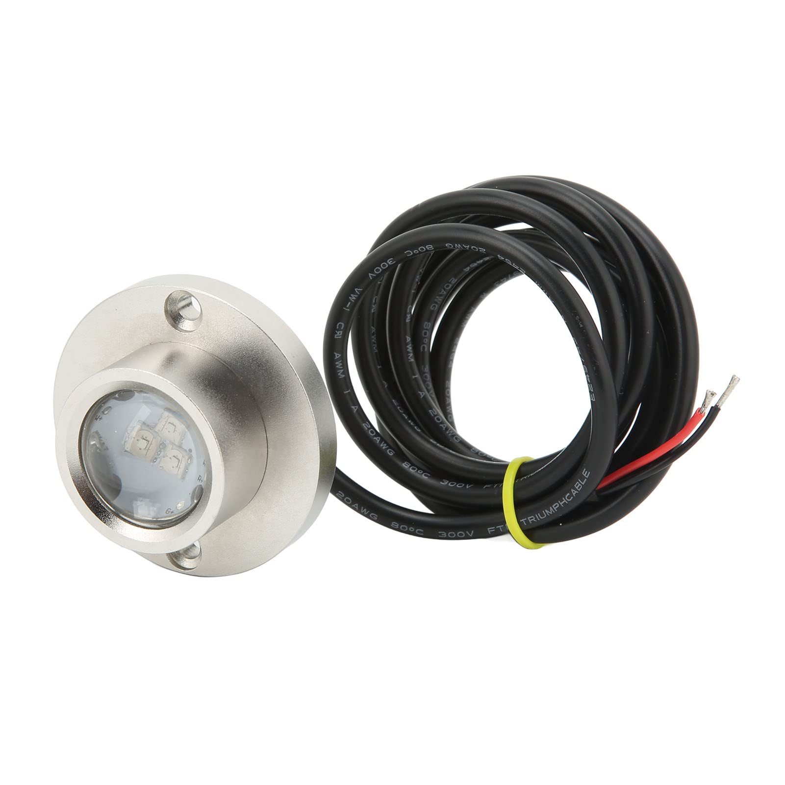 Yctze Marine LED Unterwasserlicht, 12V 24V Edelstahl Universal Passform für Boot Yacht Gew?sserbeleuchtung, Yacht Heck LED Licht von Yctze