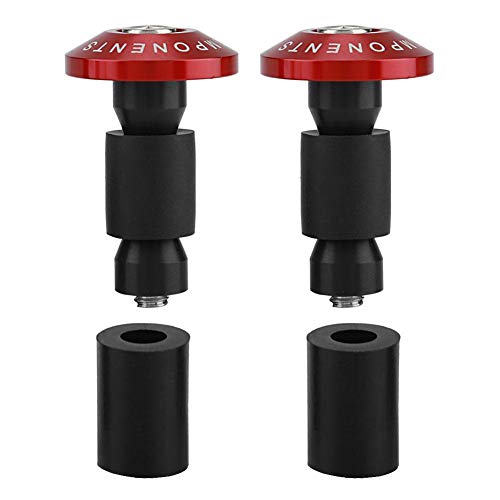 Yctze Motorradlenker-Endkappe, 22 mm 7/8-Zoll-Universallenkergriffe Lenkerendstopfen für Renn-ATV(rot) für bar end sliders zx6r,motorrad lenkergewichte 14mm für lenkerenden 22mm schwarz von Yctze