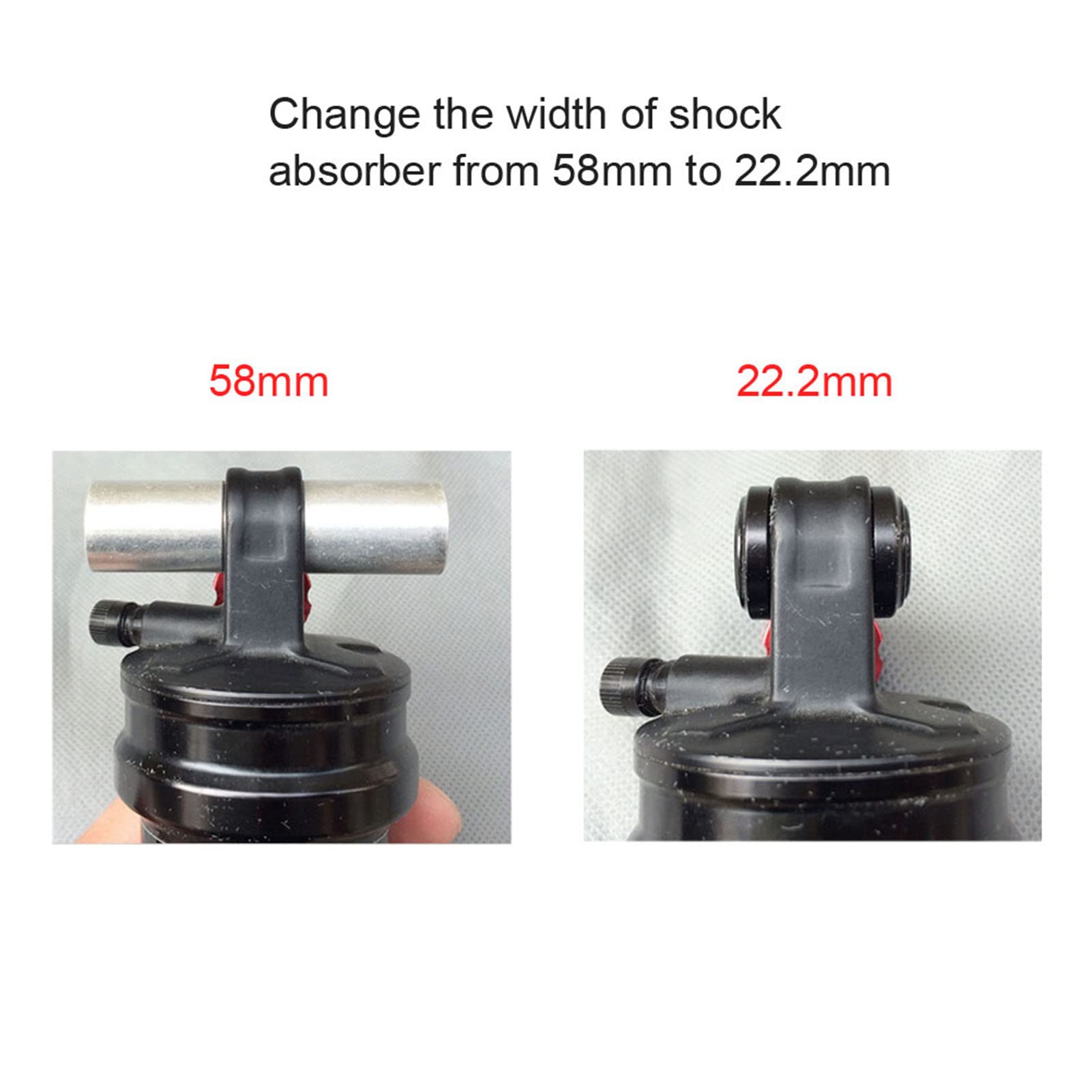 Yctze Mountainbike Hinten eine Buchse Hardware 22.2 * 8mm Upgrade Ihr Fahrrad mit Diesem Bike Shock -Hardware -Zubehör für eine Verbesserte Leistung! (22,2 * 8mm) von Yctze