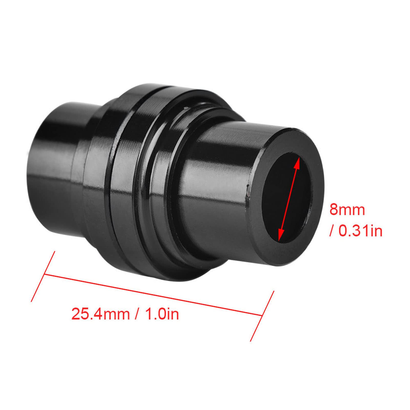 Yctze Mountainbike Hinten eine Buchse Hardware 22.2 * 8mm Upgrade Ihr Fahrrad mit Diesem Bike Shock -Hardware -Zubehör für eine Verbesserte Leistung! (25,4 * 8mm) von Yctze