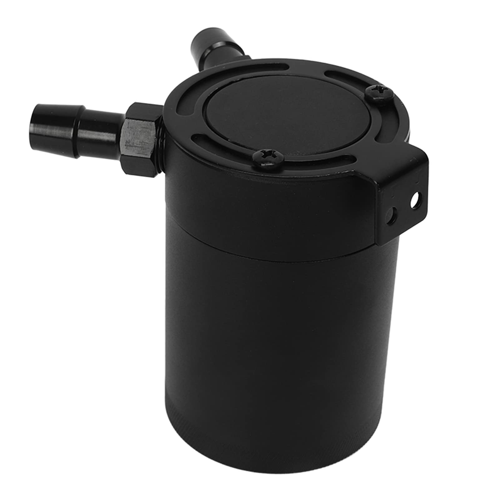 Yctze Oil Catch Can, 2 Port Oil Catch Can mit Ablassventil 300 Ml Aluminiumlegierung Universal Oil Catch Baffled Tank Ersatz für Kfz-Zubehör von Yctze