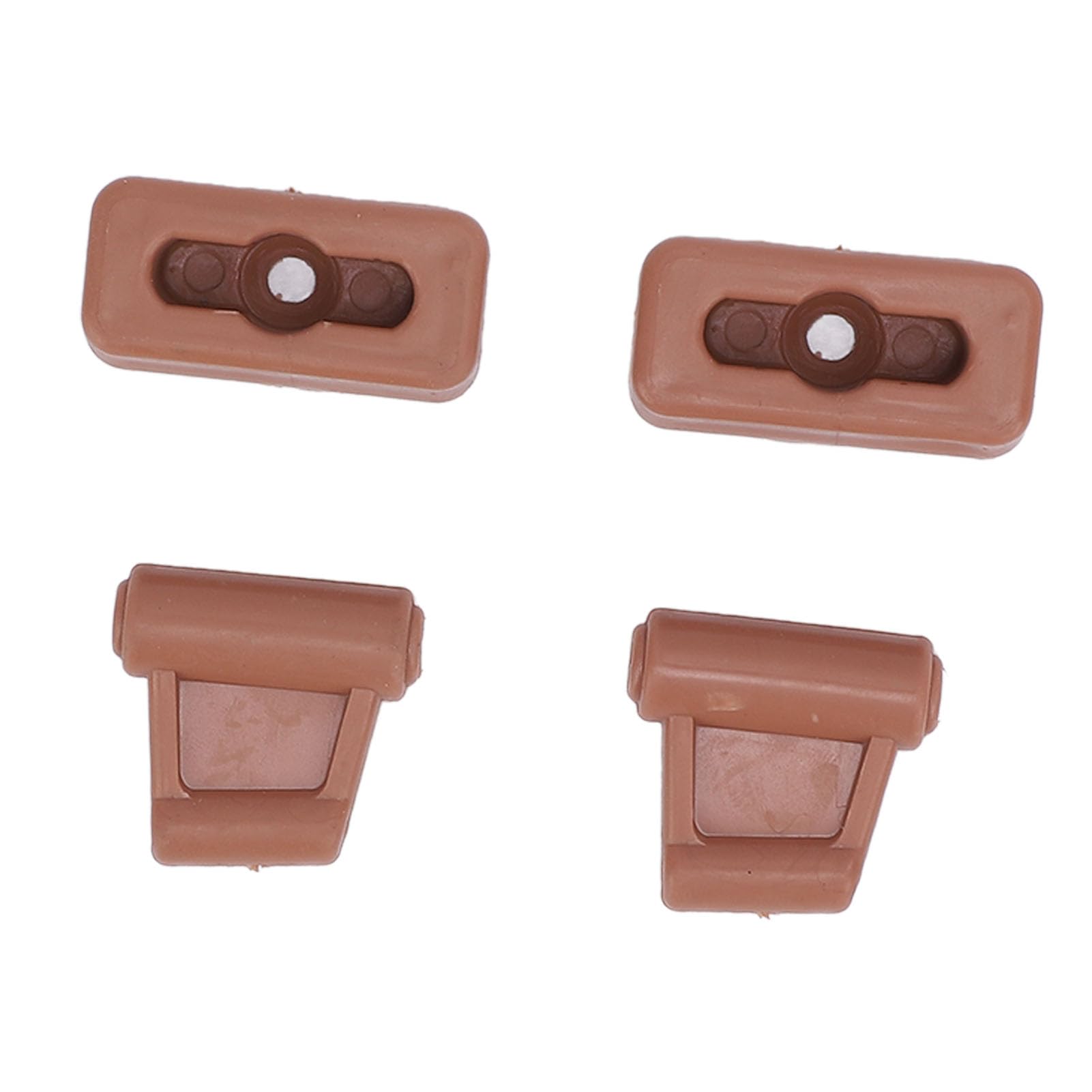 Yctze Sonnenblenden-Clips-Set VEP101693 Sonnenblenden-Halteklammern, Auto-Sonnenblenden-Clip, Kunststoff-Auto-Sonnenblenden-Halter-Clip für R107 1971 Bis 1989 (Bräunen) von Yctze