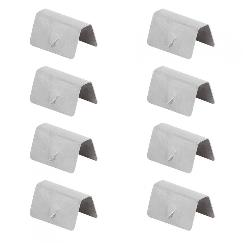 Yctze 8Pcs Auto Wind Regenabweiser Kanal Edelstahl Befestigung Halteclips Passend für HEKO G3, Deflektor Clips, Windabweiser Clips, Regenabweiser Clips, Wind Regenabweiser Clips von Yctze