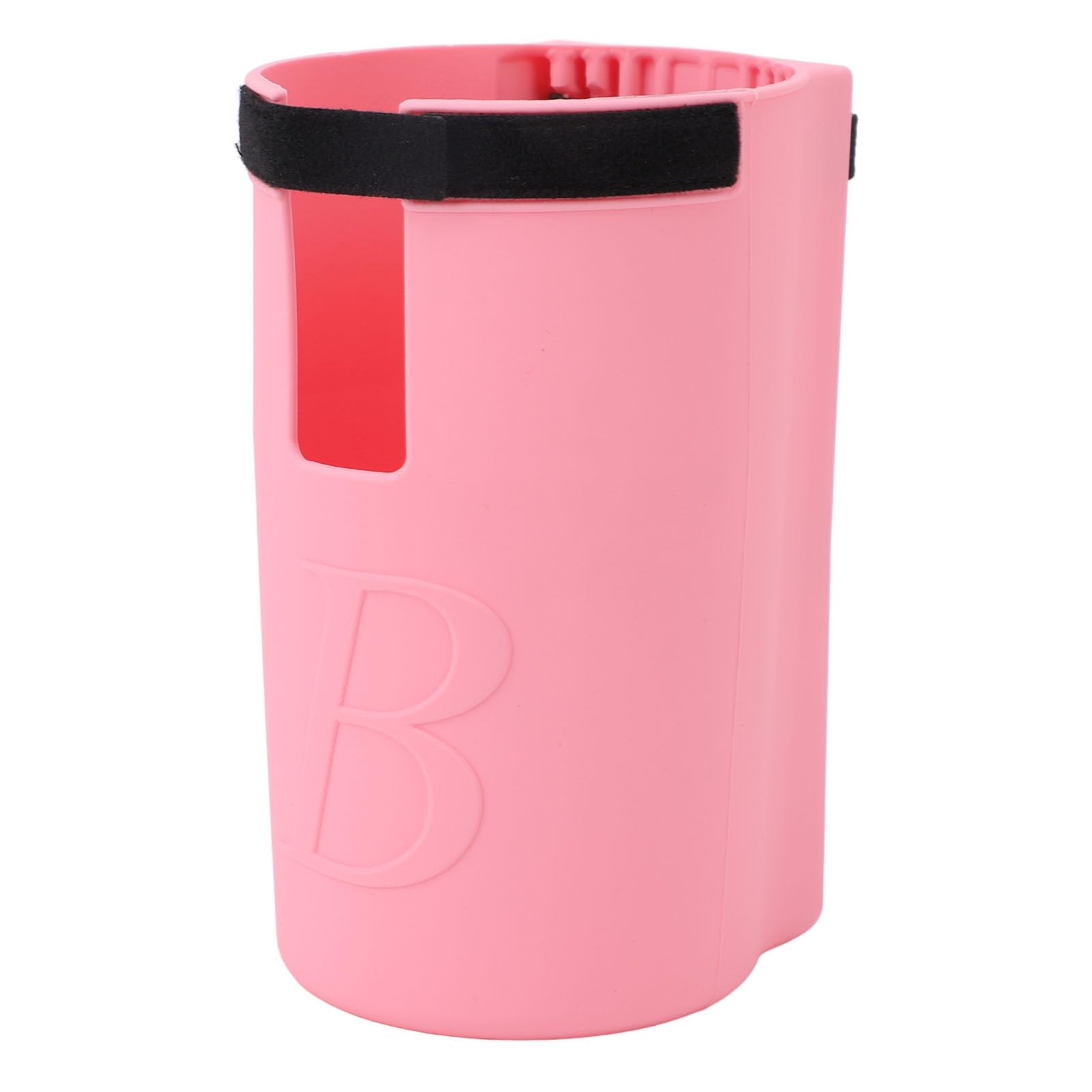 Verstellbarer Strandtaschen-Getränkehalter, Silikon-Becher-Wasserflaschenbefestigung für Alle Strandtaschen, Leichtes und Tragbares Strandtaschen-Zubehör (PINK) von Yechiry