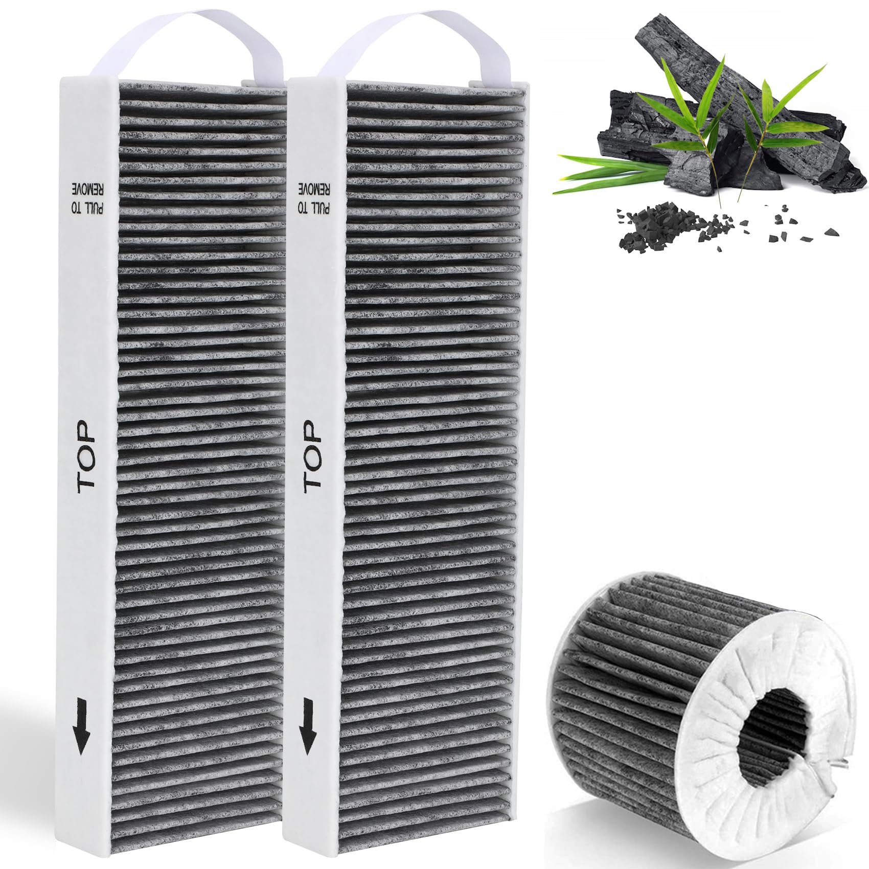 2 Aktivkohlefilter für Bora Pure PUAKF, Filter für Bora X Pure/S Pure/PURU oder PUXU Umluft Kochfeldabzug Dunstabzug Ersatzfilter Zubehör von Yelid