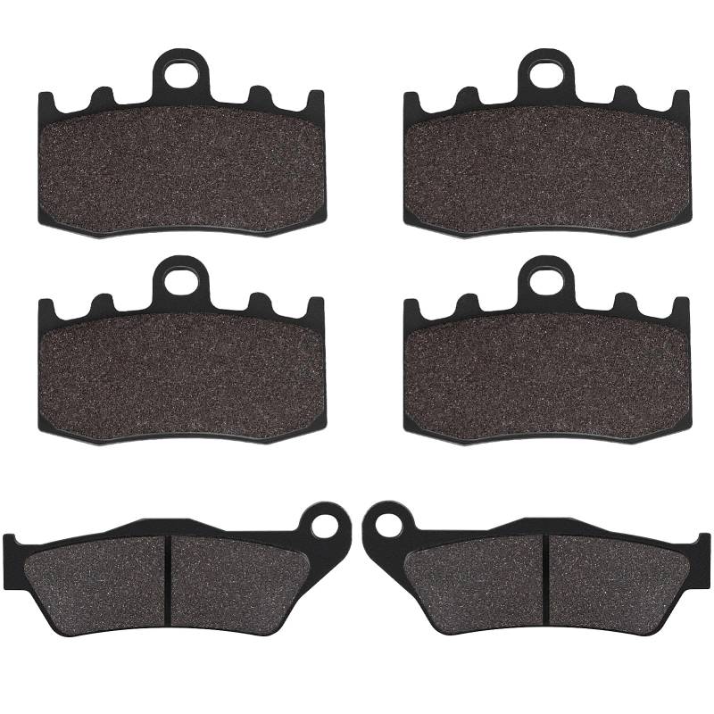 Yerbay Bremsbeläge Vorne/Hinten kit für BMW R 1150 RT (Integral ABS) 2000-2005 / B&M&W RG 1200 GS (K25) Gussräder 2004-2008 von Yerbay