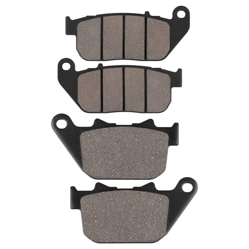 Yerbay Bremsbeläge Vorne/Hinten kit für Harley Davidson XL 883 Iron 2009-2014 von Yerbay