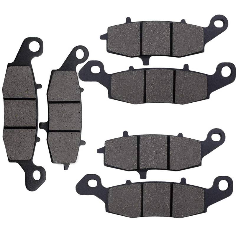 Yerbay Bremsbeläge Vorne/Hinten kit für Kawasaki ZR750 F (ZR-7) 1999-2004/ ZR750 H (ZR7-S) 2001-2005/ KZ1000 Police 2002-2005 von Yerbay