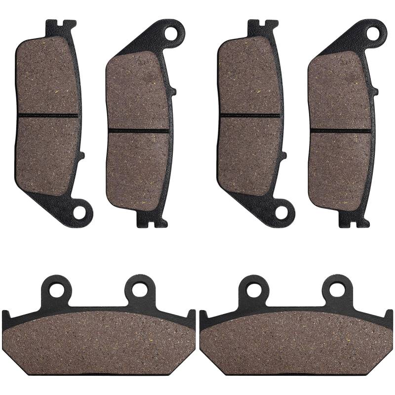 Yerbay Bremsbeläge Vorne/Hinten kit für Suzuki AN 650 Burgman/Skywave 2003-2016 von Yerbay