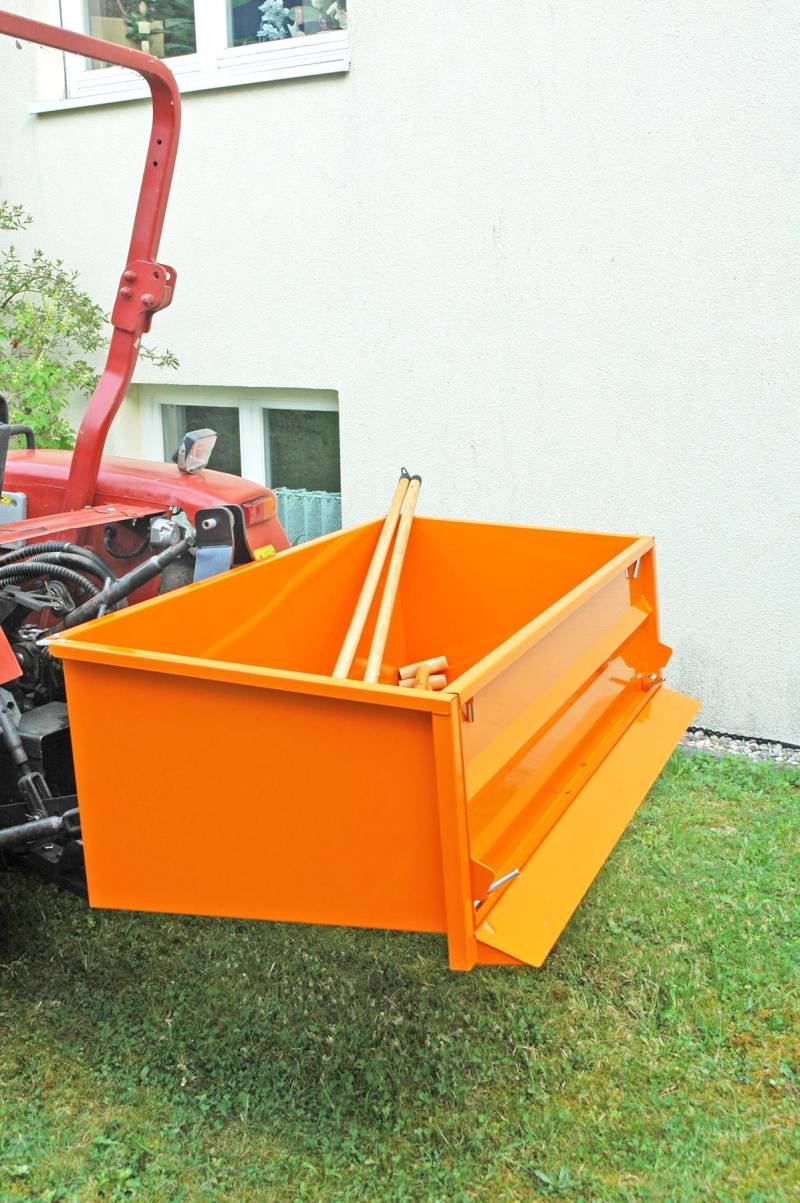 YERD Transportmulde für Traktor/Heckcontainer/Transportbox/Kippmulde mit Kat0 Anschluss (150 cm) von Yerd