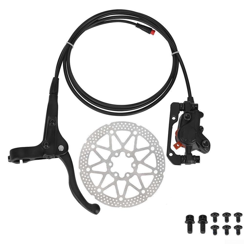 Hydraulisches Scheibenbremsen-Set, rechts, mit 160 mm Scheibenrotor, Bremsrotoren, Ölbremse für E-Bike, MTB, Fahrrad von Yhenlovtt