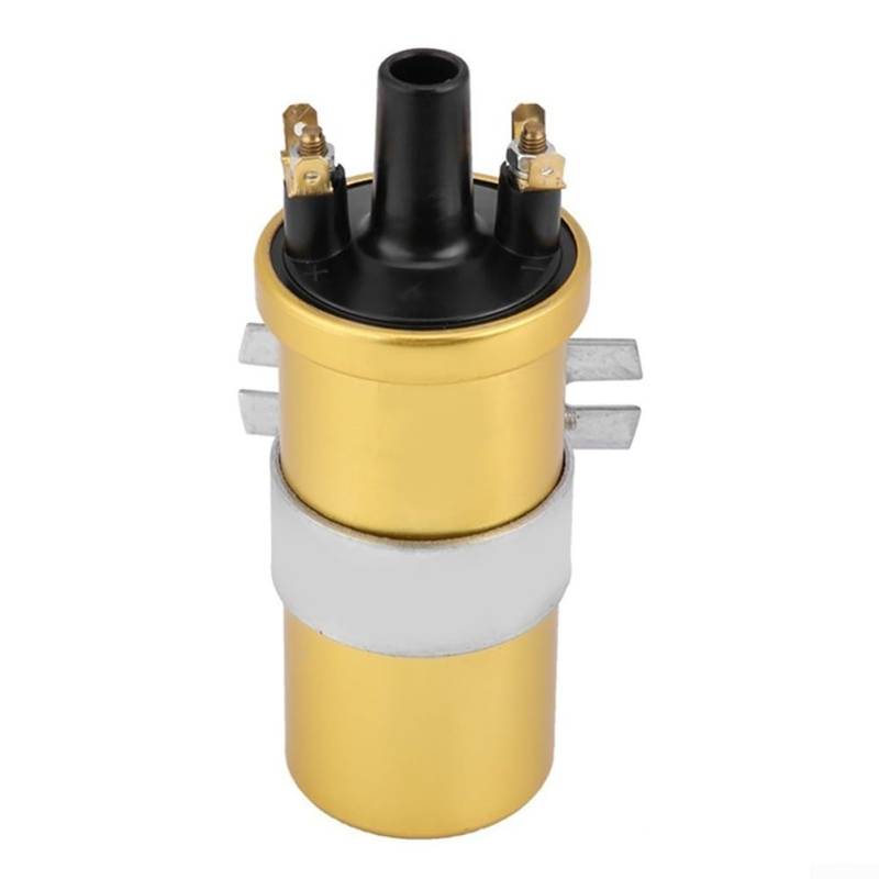 Zündspule, 12 Volt Sport High Power Zündspule für Oldtimer, für DBL105, für ACU105, Ölgetauchte Zündspule, Zündanlage für Oldtimer-Restaurierungsprojekte von Yhenlovtt