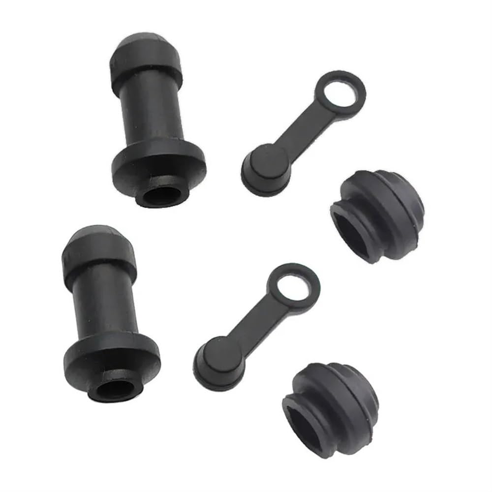 10/5/2 Sets Motorrad Roller Bremse Oberen Unteren Pumpe Bremssattel Stoßdämpfer Hülse Staub Abdeckungen Disc Wasserdichte Gummi Kappen Zubehör(2 sets type2) von YhfAbd