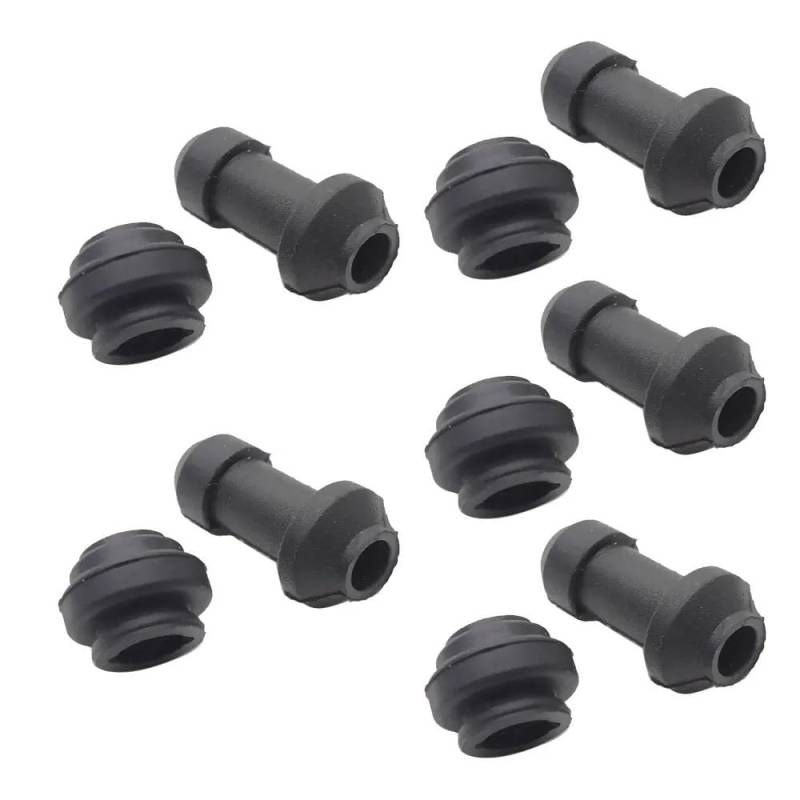 10/5/2 Sets Motorrad Roller Bremse Oberen Unteren Pumpe Bremssattel Stoßdämpfer Hülse Staub Abdeckungen Disc Wasserdichte Gummi Kappen Zubehör(5 sets type1) von YhfAbd