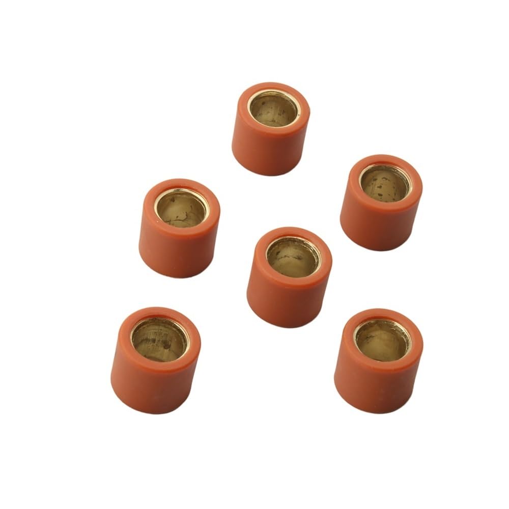 6pc Variator Racing Roller Weights 19x17mm 9g 13g for Derbi Rambla 125 Boulevard Eu3 150 4T Engine Parts Zubehör(19x17mm 9g) von YhfAbd