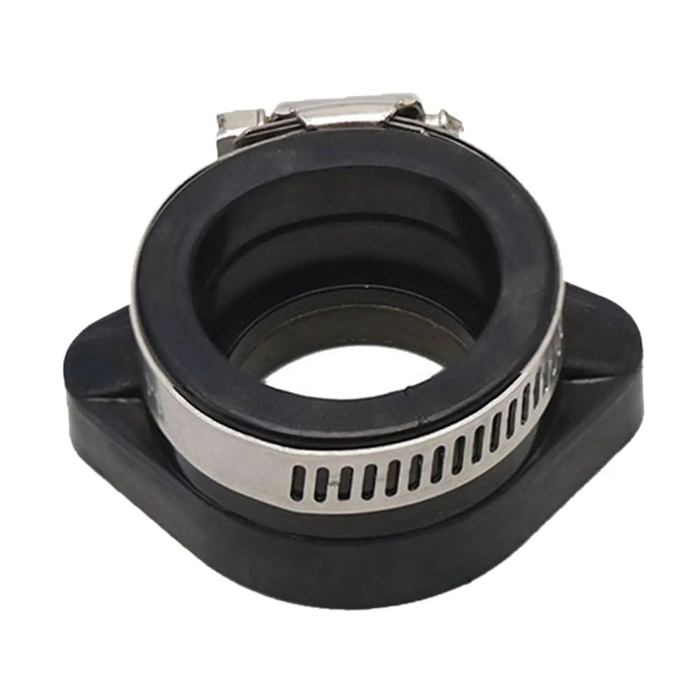 Gummi-Vergaseradapter for Motorrad, 48 mm, mit Klemme, schwarze Gummimatte for Luftansaugkrümmer, for PE 26 28 30 Dirt Bike for Vm 22 24 Teile von YhfAbd