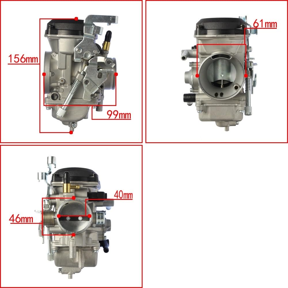 Motorradvergaser for KLR650 KLR 650 Carb CVK 40 mm 2008–2018 OEM 15004–0072 15003–0118 15004–0050 Zubehör Teile von YhfAbd