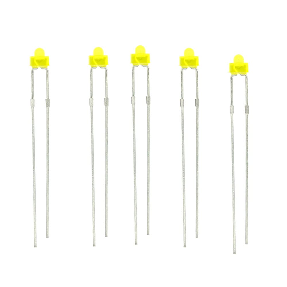 100 pcs 1,8 mm LED -Diodenlicht diffus,Yellow von Yhloubb