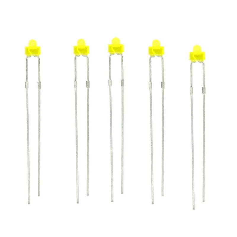 100 pcs 1,8 mm LED -Diodenlicht diffus,Yellow von Yhloubb