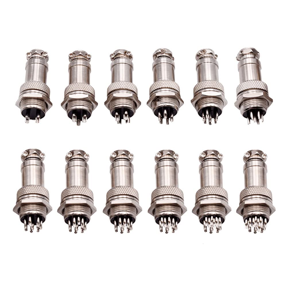 5Set Männliche weibliche LC -Kabel Aviator Aviation Aviation Circular Stecker Stecker Sockel,GX20,12 Pins von Yhloubb