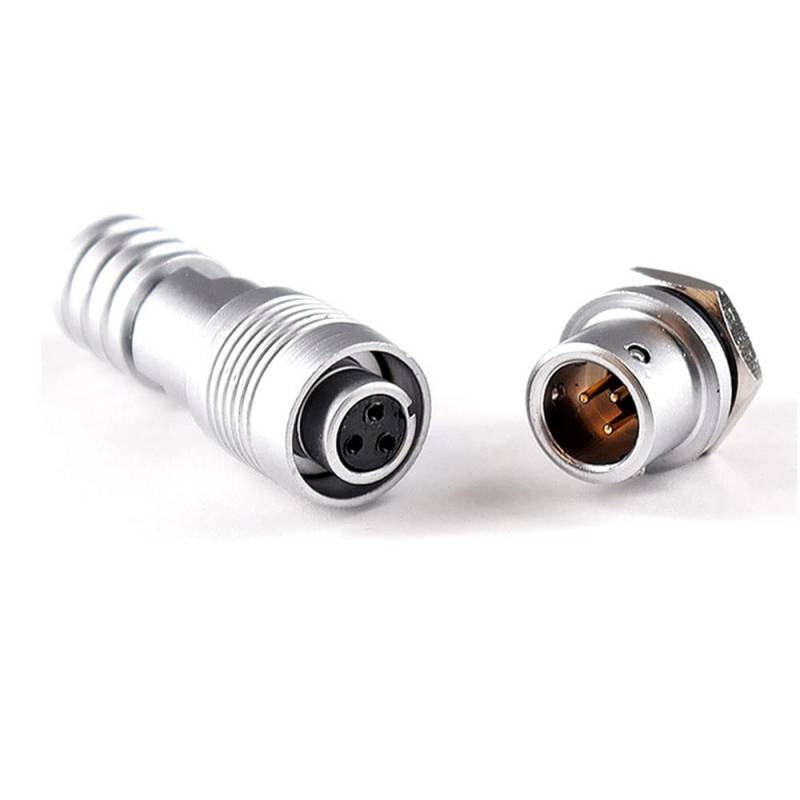 XS6 Mini Aviation Stecker Socket 6 mm Schnellstecker-Anschluss-Push-Pull-Docking-Stecker,XS6-3PIN von Yhloubb