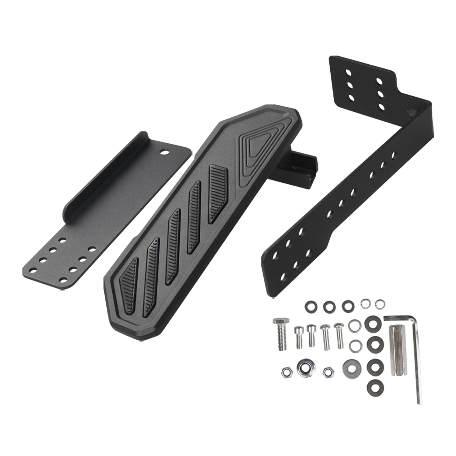 Einstellbare Dead Pedal Fahrer Fußstütze Linke Seite Panel AntiSlip Pad Für 2007-2023 JK JLU von YiQinzcxg