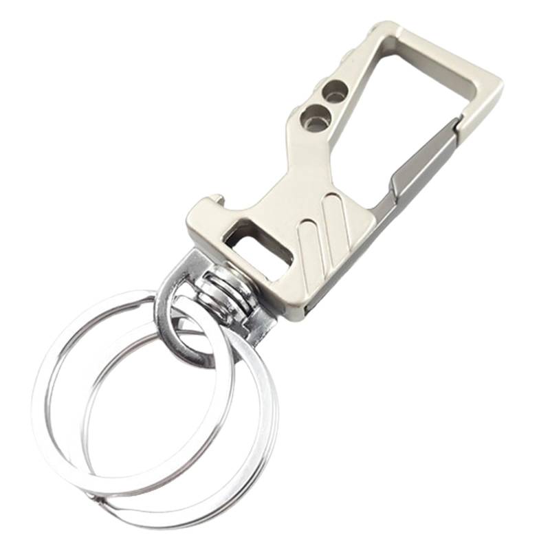 YiQinzcxg Auto Schlüsselanhänger Karabiner Clip Flaschenöffner Auto Schlüsselhalter Multifunktionale Robuste Metall Schlüsselanhänger Für Männer Und Frauen von YiQinzcxg