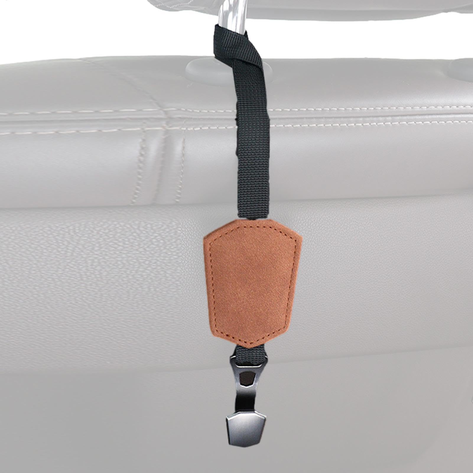 Yianyal Autotasche Haken, Autositz -Kopfstützen -Haken - Anpassbare Länge Headrest -Organisatoren Automotive,Innenzubehör für Autospeicherorganisator für Schichten Regenschreibertaschen von Yianyal