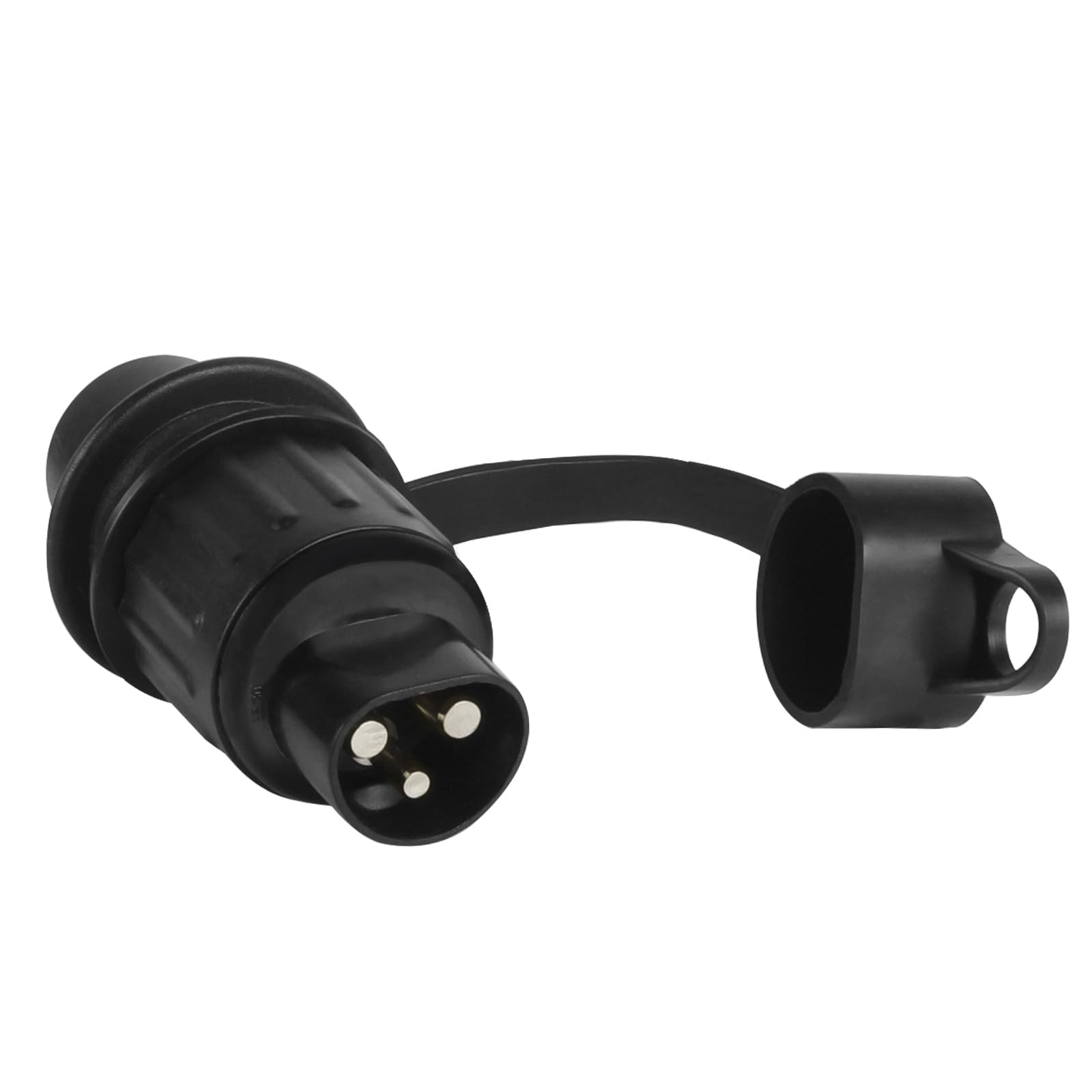 Yinaolan 3-Pin-Anhänger-Stecker- 12V Wasserdichter 3-Pin-Stecker für Euro PKW-Anhänger Wohnmobil LKW Boot Wohnwagen von Yinaolan