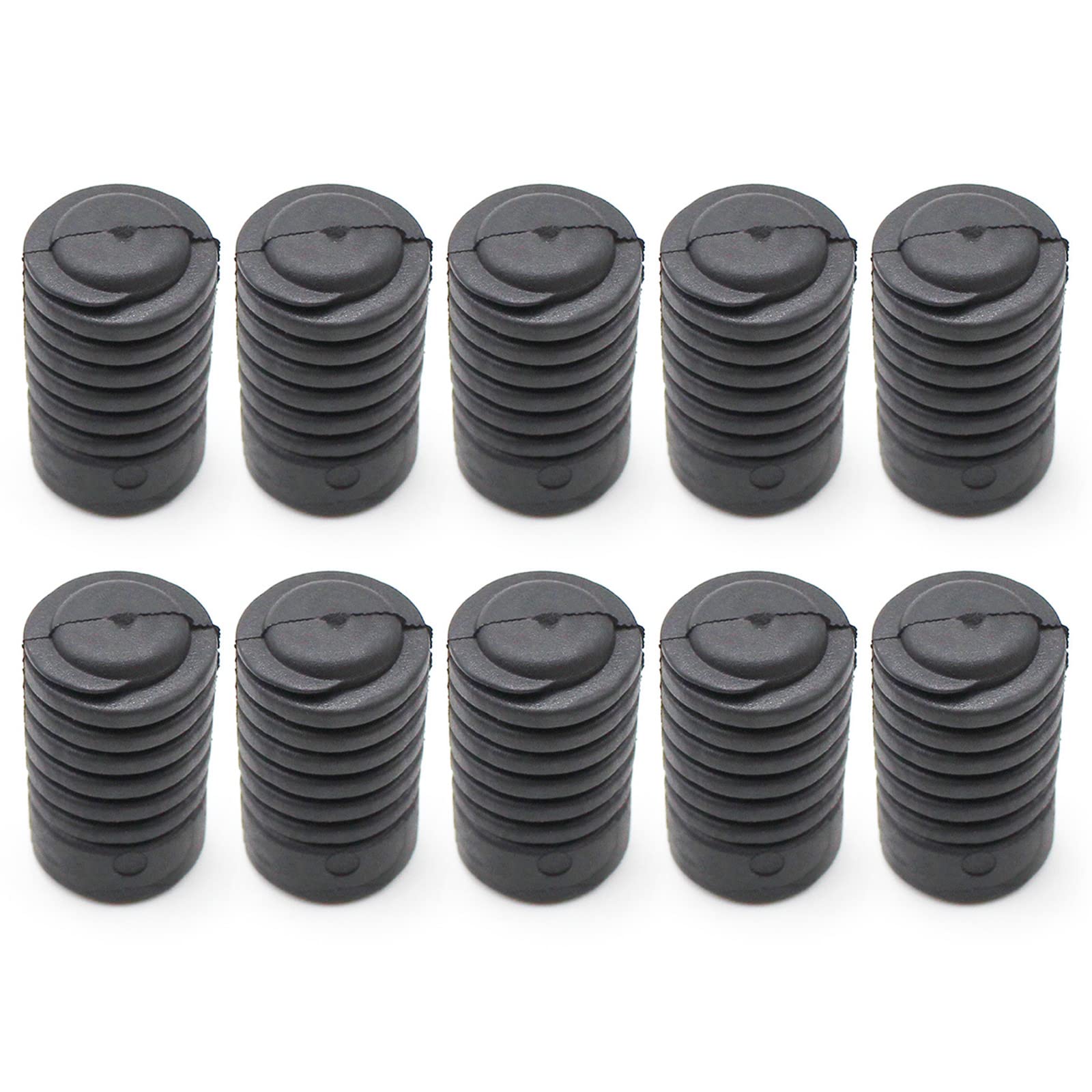 Universal Gummi Pier Shock Block Kompatibel - Für Akzent Auto Kofferraum Heckklappe Tür Motor Abdeckung Stoßfest Kissen 5 Paar Gummi Puffer Rohr Abdeckung Pads Clips Auto Matten Pier Shock Block Haube von Yisawroy