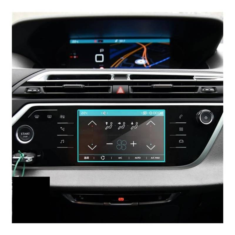 Navigation Panzerglas Schutzfolie Für Citroen Für C4 Für Picasso 2014-2017 Auto GPS Navigation Gehärtetem Glass Film HD Screen Protector Auto Innen Zubehör von Ylrng