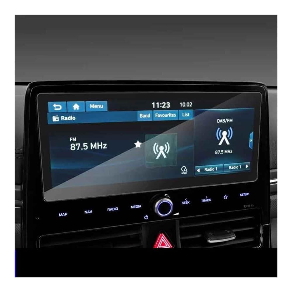 Navigation Panzerglas Schutzfolie Für Hyundai Für Ioniq 2020 10,25 Zoll GPS Navigation Gehärtetem Glass Screen Protector Film Auto Innen Aufkleber von Ylrng