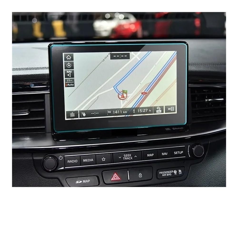 Navigation Panzerglas Schutzfolie Für Kia Für Ceed CD 2020 Gehärtetes Glass Schutz 8 Zoll Auto Navigation Display Bildschirm Auto Innen von Ylrng