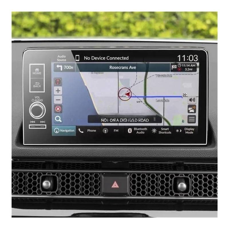 Navigation Panzerglas Schutzfolie Für ZR-V Für HR-V Für Civic 2023 Auto GPS-Navigationsbildschirm Gehärtetes Glass Schutzfolie 9 Zoll Autoaufkleber von Ylrng