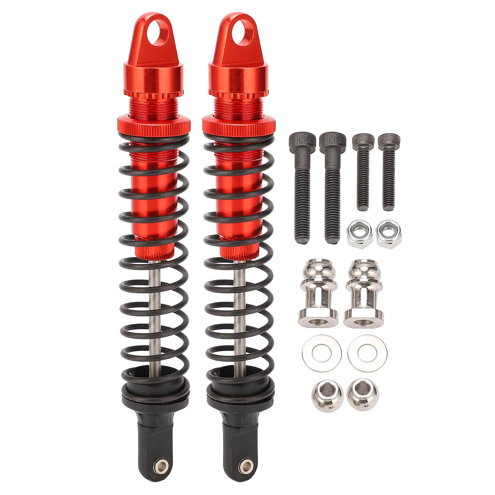 195 mm RC-Aluminium-Set für 94050 1/5 Benzin-Geländewagen – und Leistungsdämpfer (Red) von Ylwxzenith