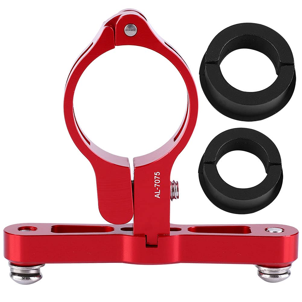 Flaschenhalter-Adapter aus Aluminiumlegierung – Befestigung für Berg- und Rennradfahren (Red) von Ylwxzenith