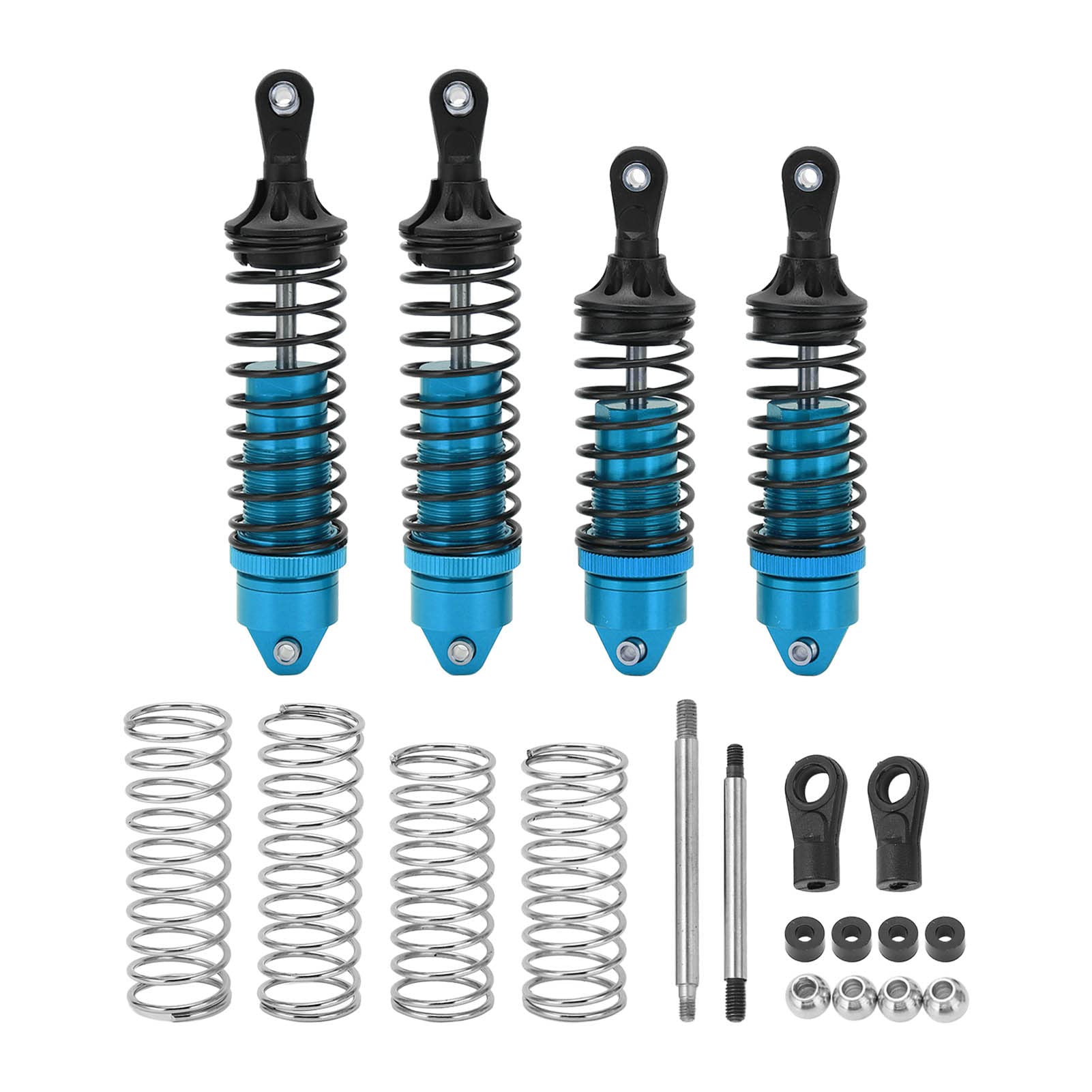 Performance 4-teilige RC-Stoßdämpfer-Modelldämpfer für Losi Lasernut U4 Tenacity 1/10 Fahrzeugenthusiasten (Blue) von Ylwxzenith