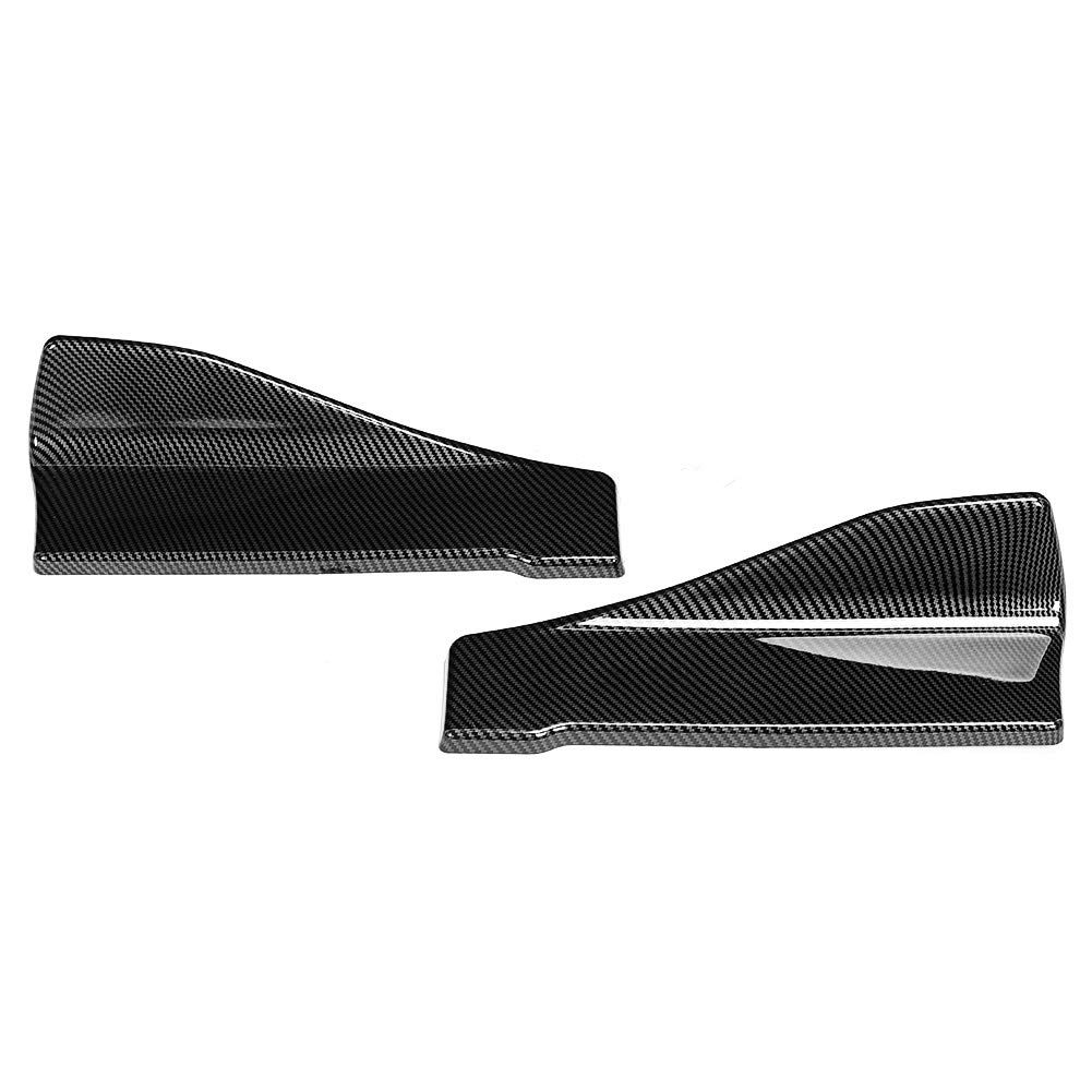 Ymiko Car Carbon Seitenschweller, 35 cm Car Side Rock/Heckstoßstange Lip Splitter Winglet Schürzen Kohlefaser kompatibel mit Automobile Universal Cars von Ymiko