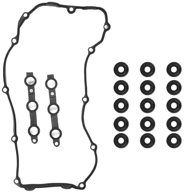 Motorventildeckel-Dichtungsschrauben-Dichtungssatz 11129070990 Ersatz für E36 E38 E39 E46 Ventildeckeldichtung von Ymiko