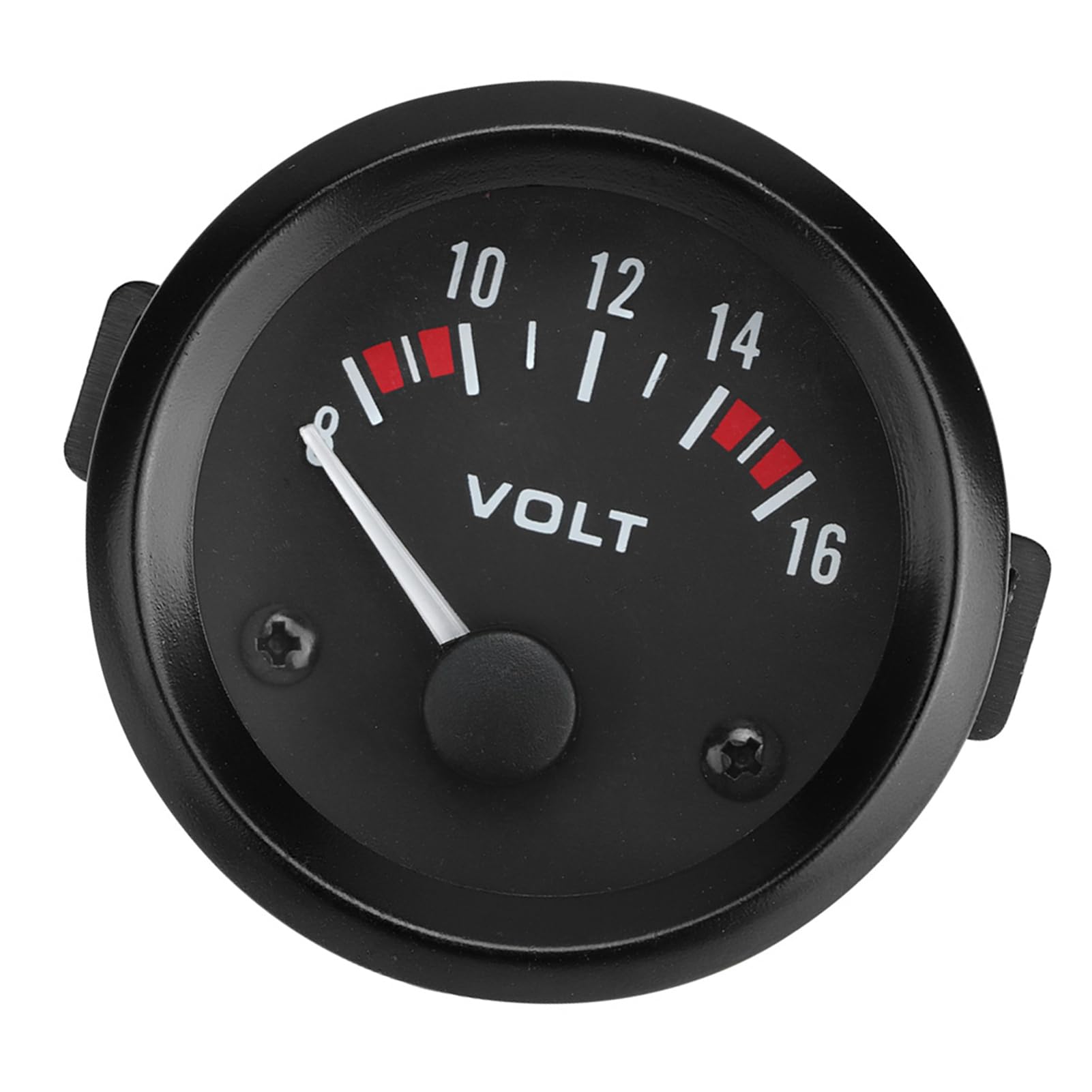 Ymiko Auto Universal 12V Voltmeter Universalzeiger 2" 52mm Volt Voltmeter Voltmeter Voltmeter Voltmeter 8-16V BX100007 von Ymiko