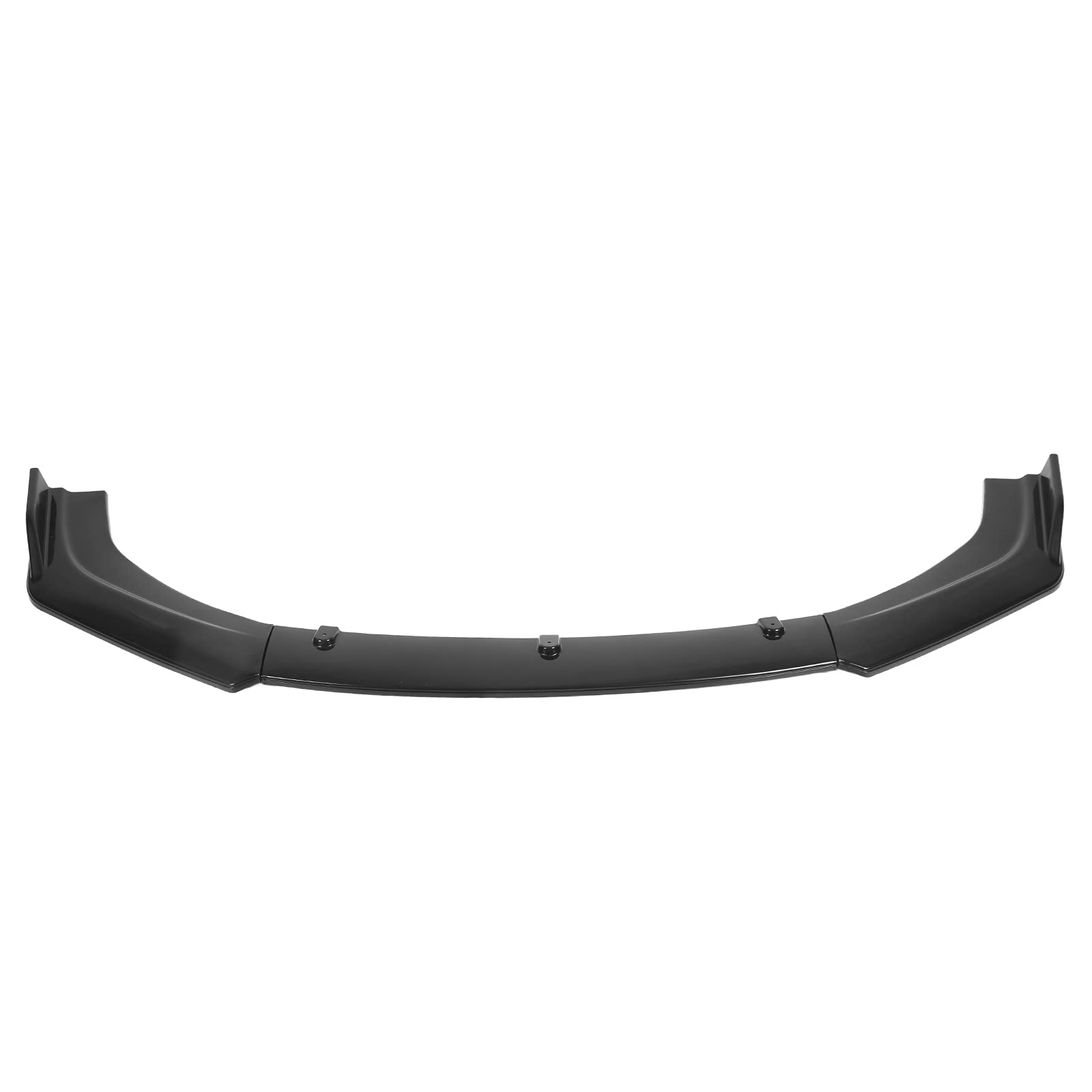 Ymiko Frontstoßstange Lip Spoiler, 3pcs Auto Frontstoßstange Lip Splitter Spoiler Antikollision wasserdichte Unifür Versal-Körperteile für Auto(Helles Schwarz) von Ymiko