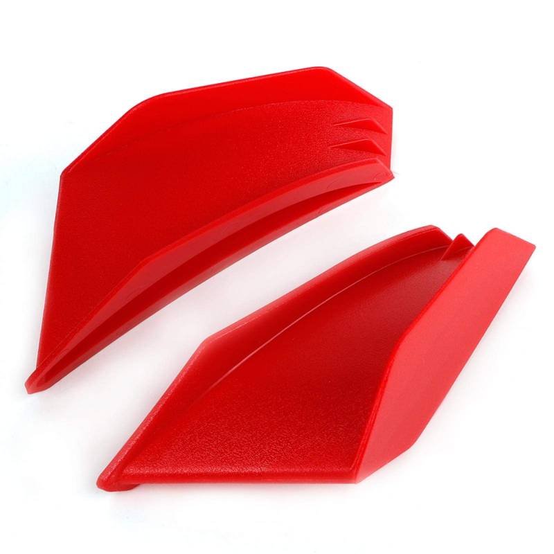 Ymiko Unifür Versal Motorcycle Wing Winglets, 1 Paar Aerodynamisches Winglet für Motorrad Winglets Passend für Ducati///für Kawasaki(rot) von Ymiko