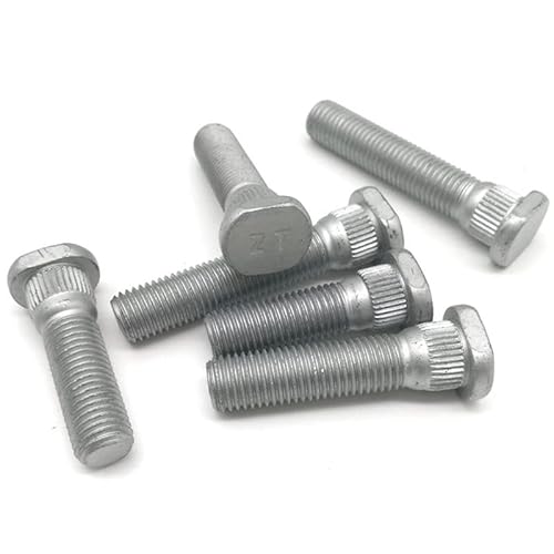 Radschrauben,Radschrauben 5/20 stück Geschmiedet Rad Hub Spline 14mm Bolzen Schraube 12x 1,5 12x 1,25 48/62/67/ 72mm Anzug Fit Verwenden for(20PCS 48mm,M12x1.25) von Ymnilian