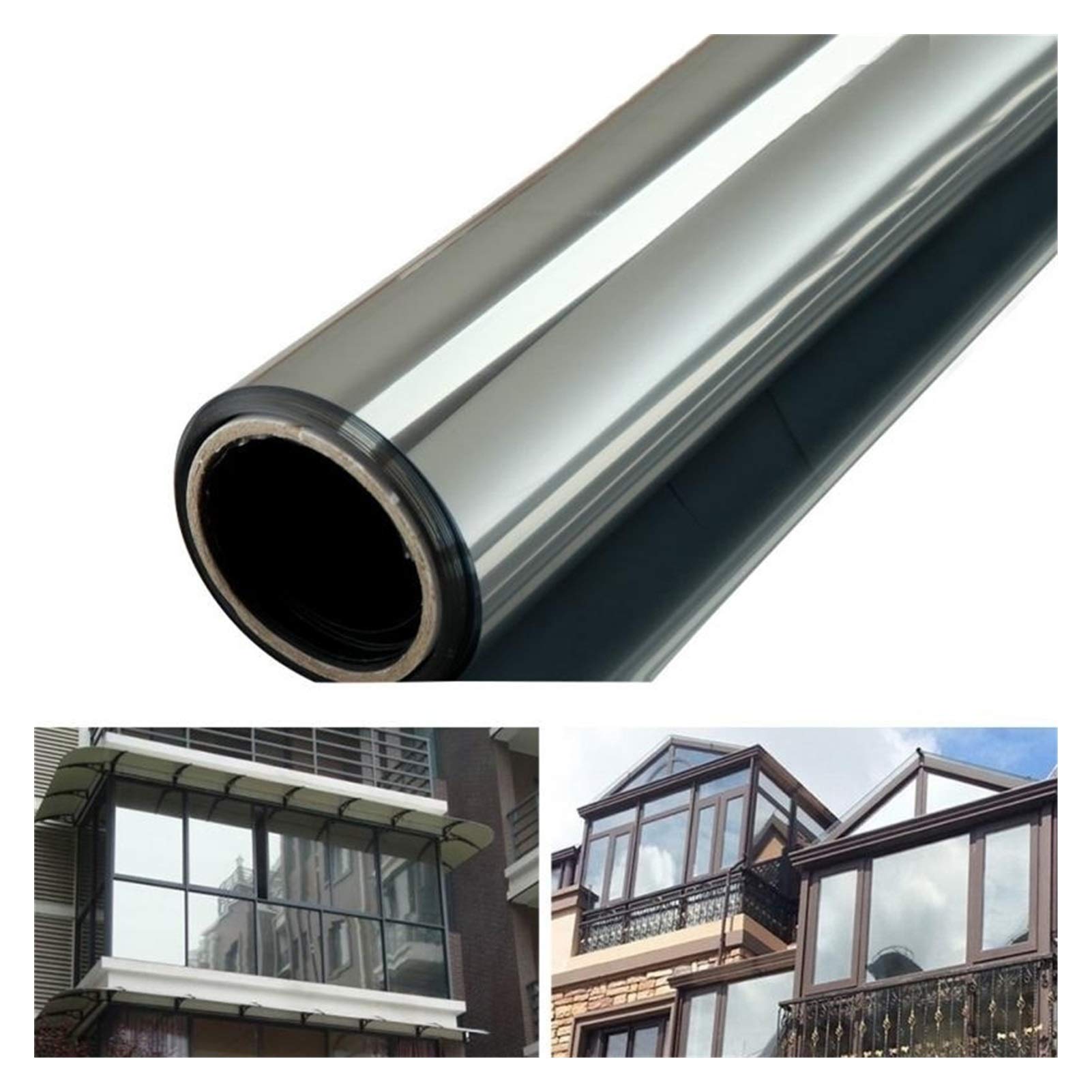 Tönungsfolie Auto,Scheibentönungsfolie Auto 1 Rolle 50 cm x 3.0M 15/5/15/25/35 Prozent VLT Fenster Tint Film Glas Aufkleber Sonnenschutzfolie Für Auto UV-Schutzfolien-Aufkleber-Filme(3.0m Transmittanc von Ymnilian