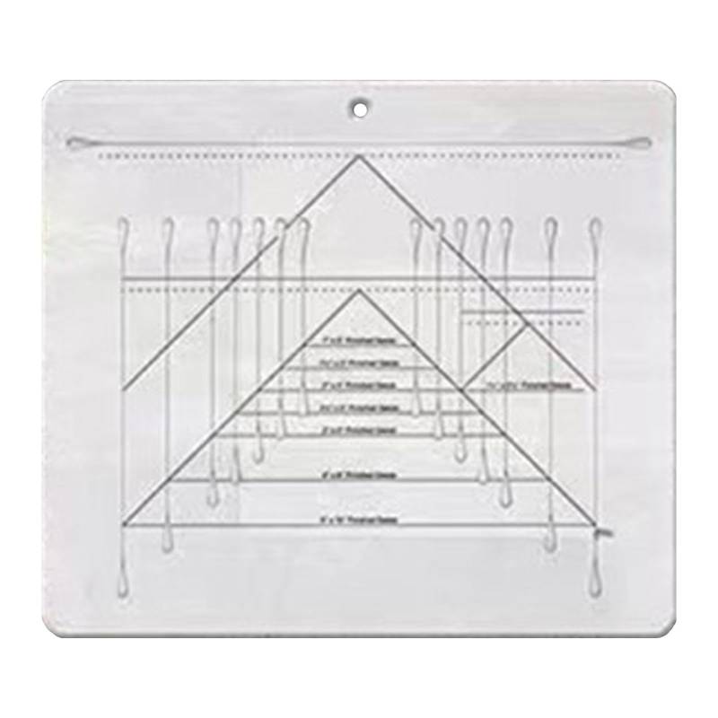 Ynnhik Flying Gänse Trimm-Schneidlineal - Transparentes Starkes Acryllineal zum Nähen Quilter Square Lineal | Professionelles Patchwork-System-Nähwerkzeug von Ynnhik