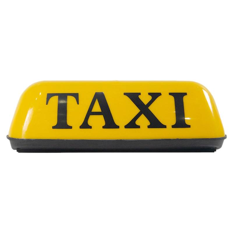 Ynnhik Taxi-Schild, Taxi-Schilder für Autos - Autodachlampe - Taxi-Leuchtdachlampe, Retro-Taxi-Dachschild, Taxi-Schildleuchte für 12-V-Auto von Ynnhik